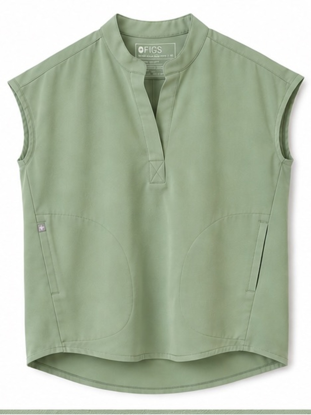 FIGS Rafaela Scrub Top Mint/Sage
